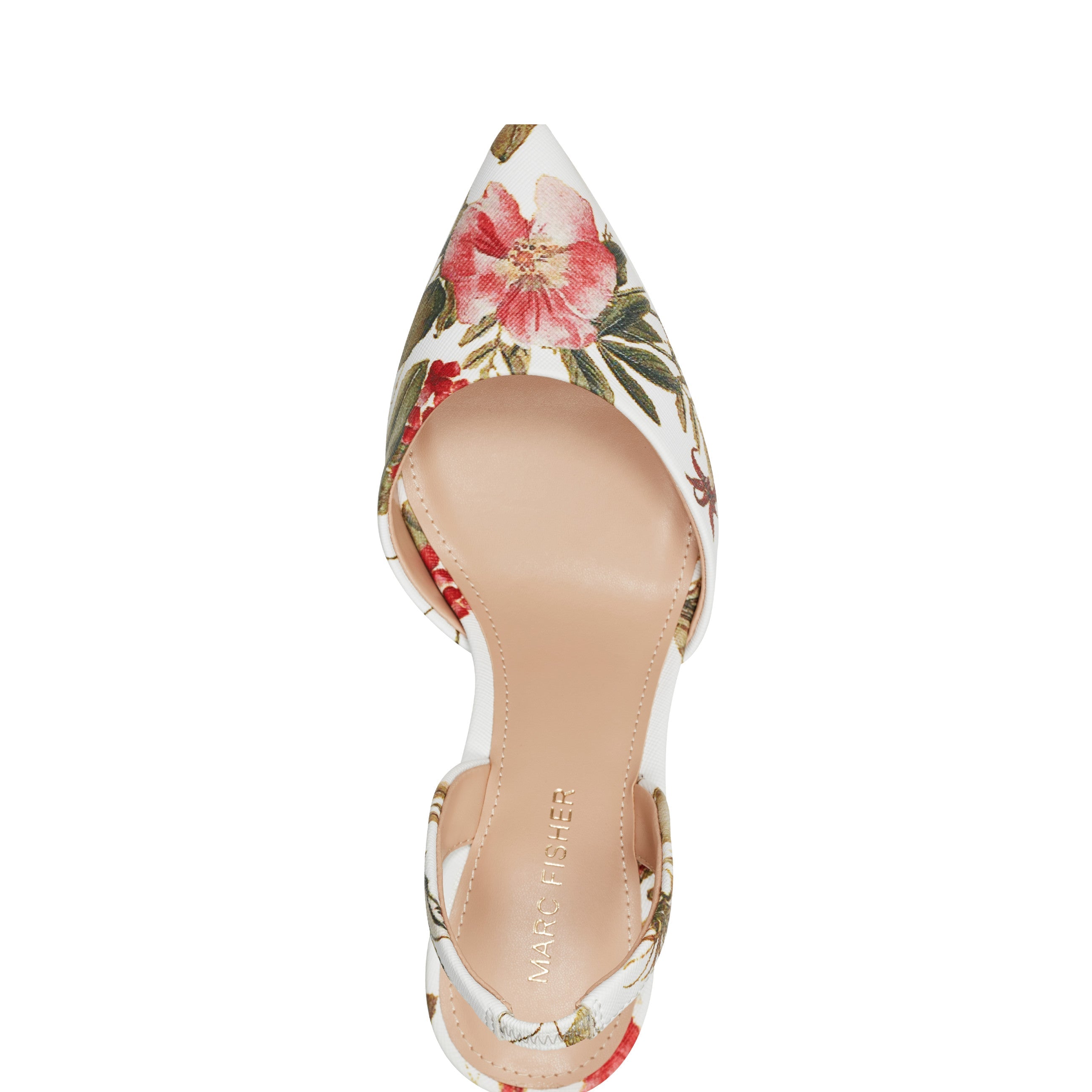 Hadya Slingback Pump - White Floral