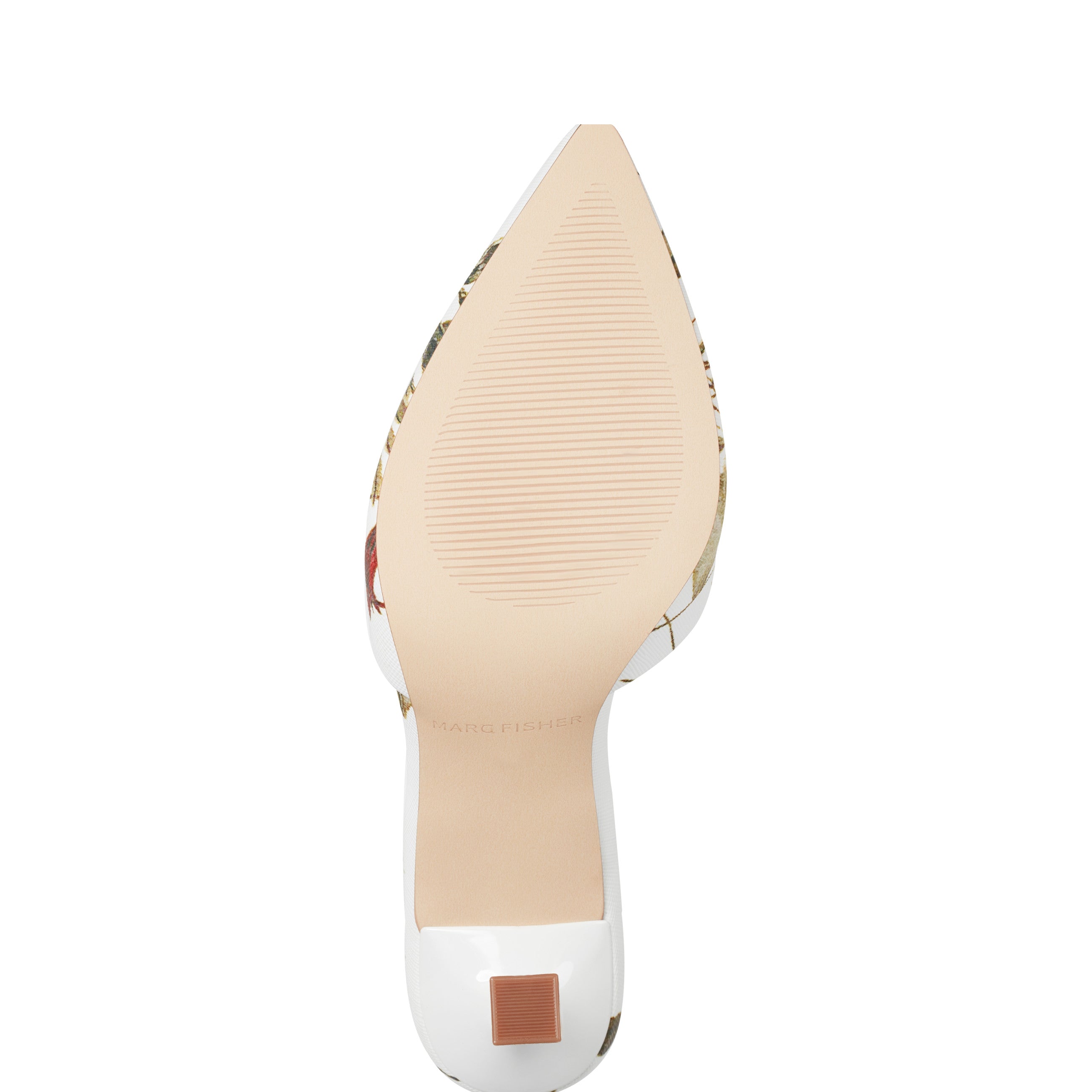 Hadya Slingback Pump - White Floral