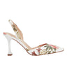Hadya Slingback Pump - White Floral