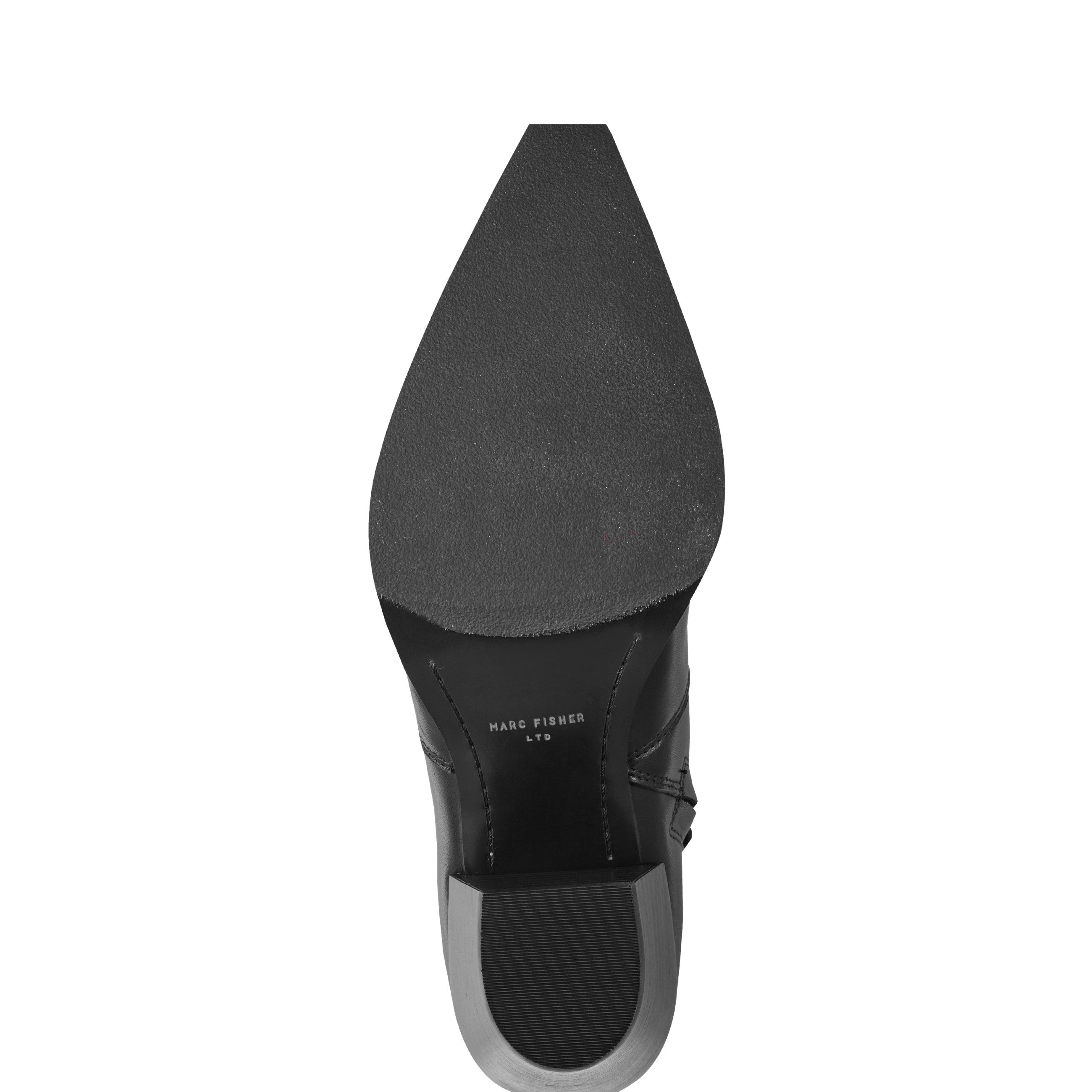 Giulie Western Ankle Bootie - Black Leather