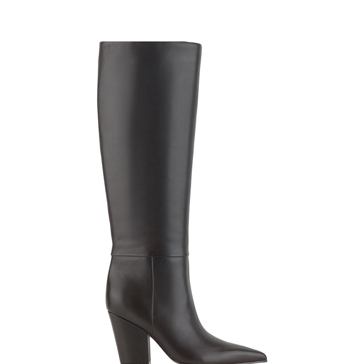 Estella Knee High Boot - Dark Brown Leather