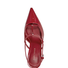 Remmi Strappy Slingback Pump - Red Patent
