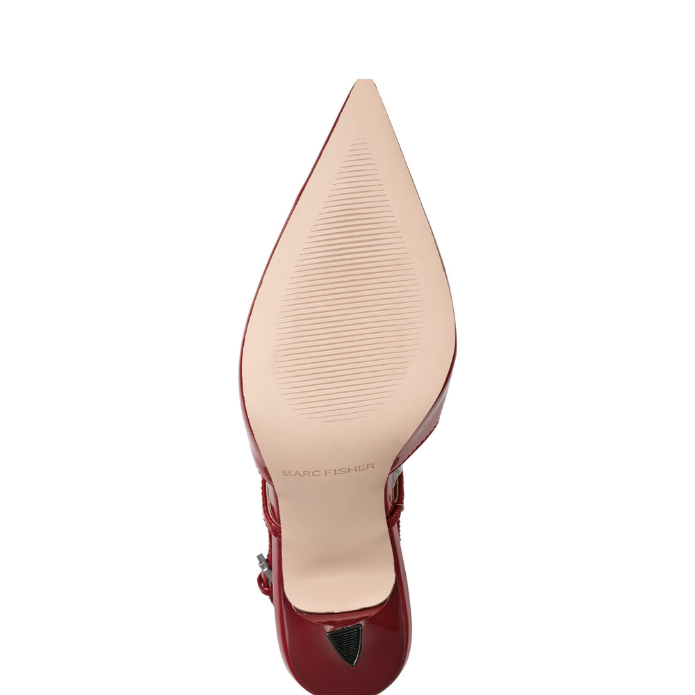 Remmi Strappy Slingback Pump - Red Patent