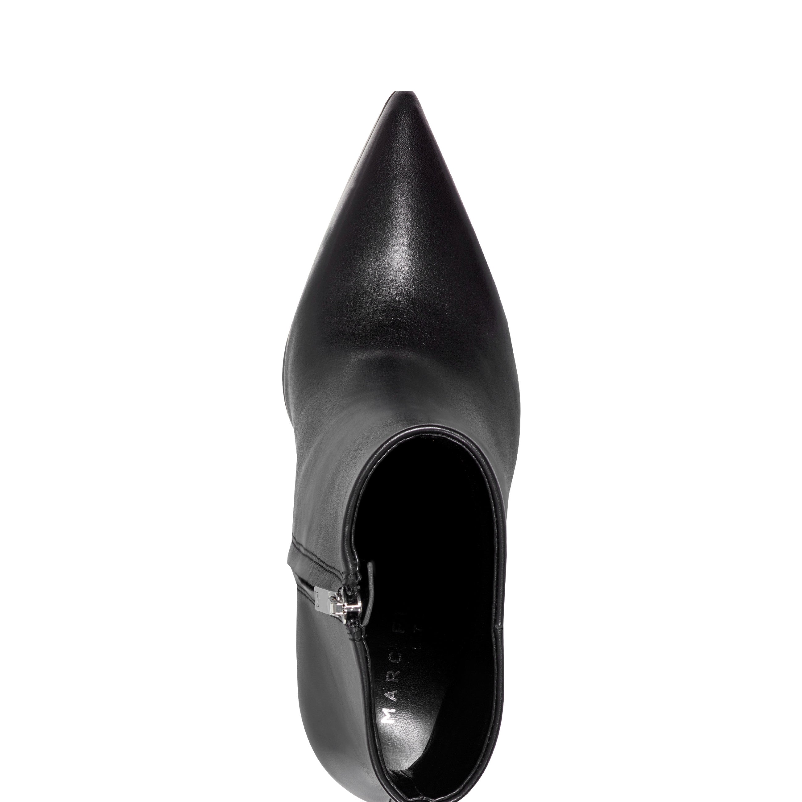 Elynna Block Heel Bootie - Black Leather