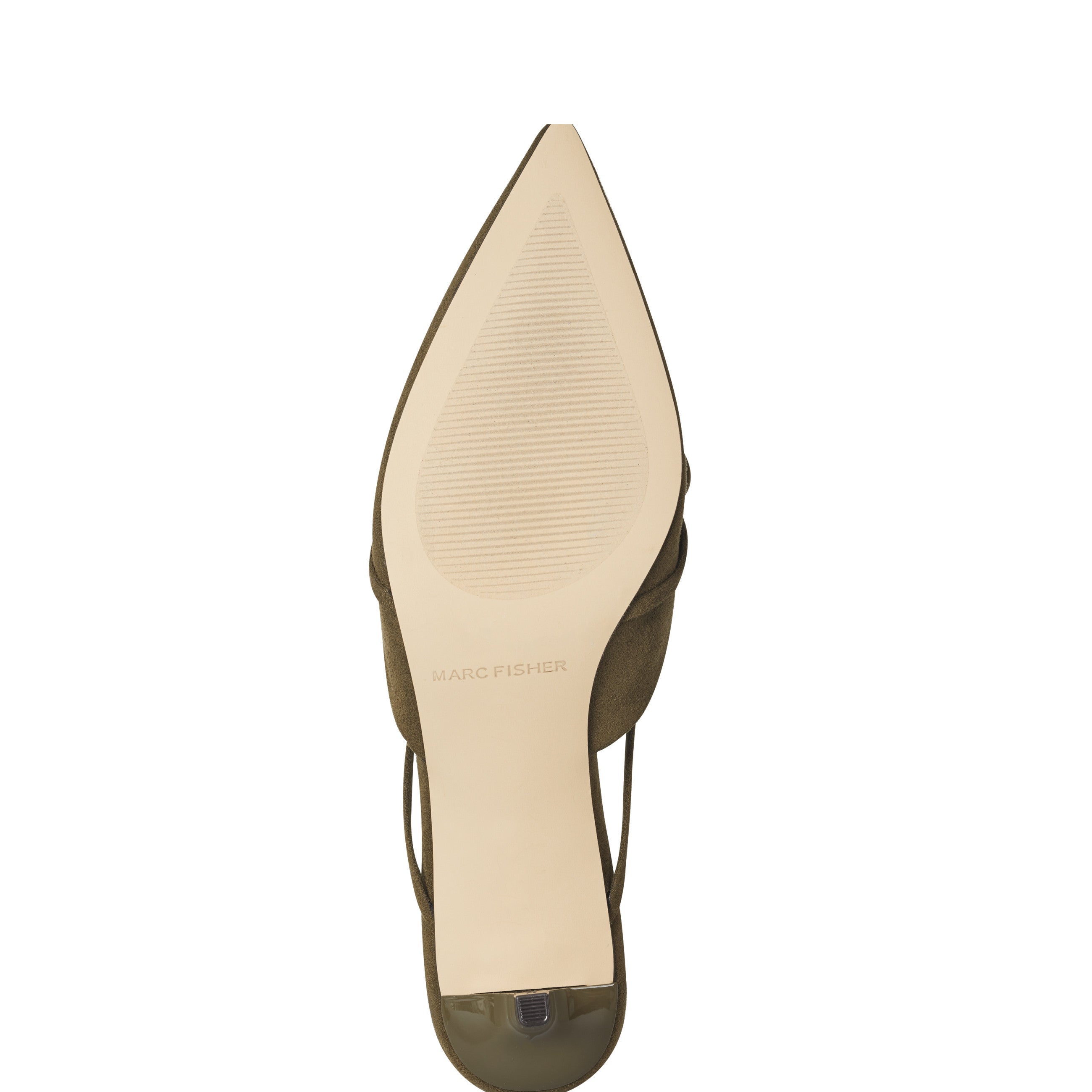 Florin Kitten Heel Mule - Olive Green