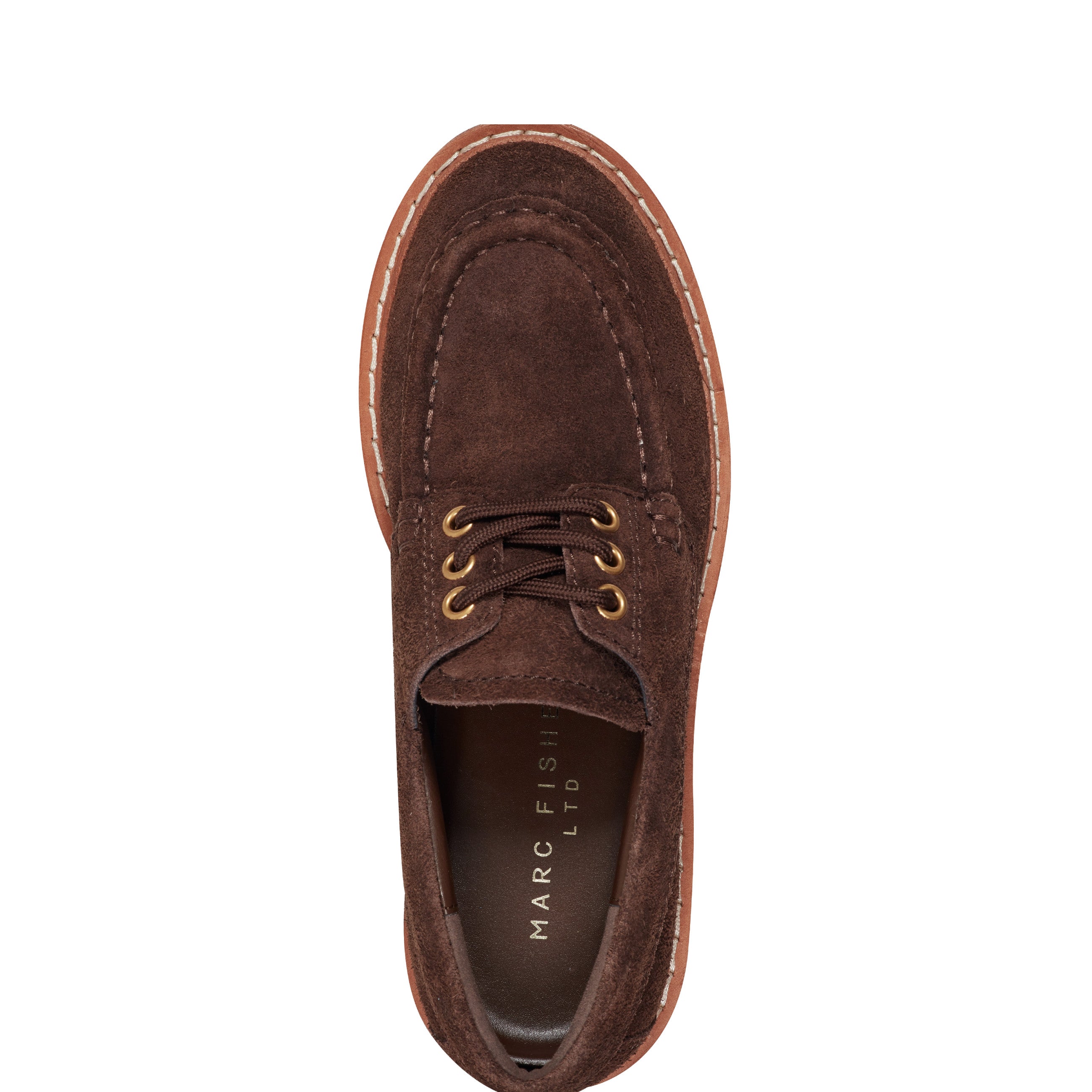 Nerida Lug Sole Loafer - Brown Suede