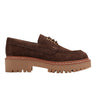 Nerida Lug Sole Loafer - Brown Suede
