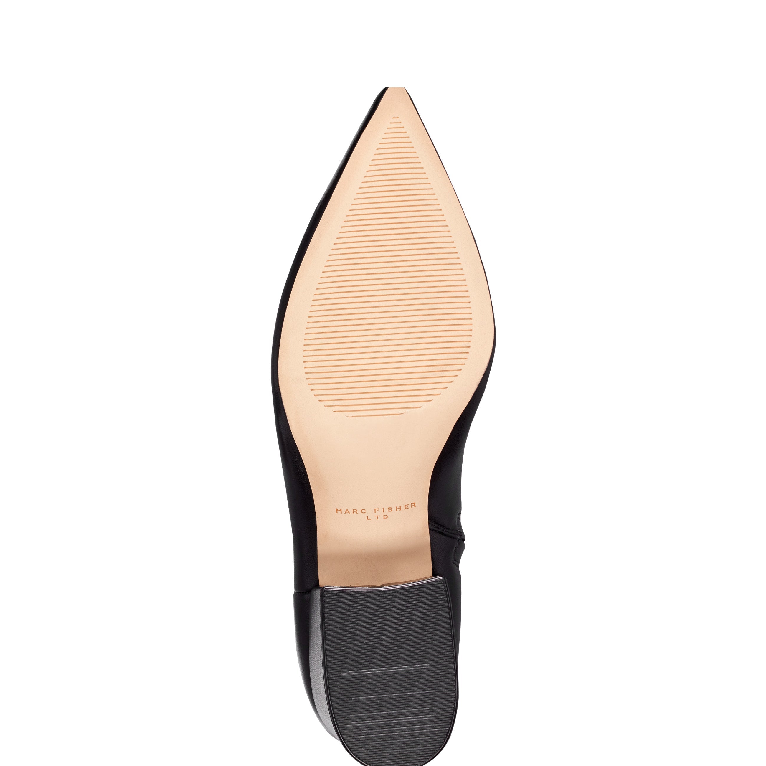 Alfie Block Heel Ankle Bootie - Black Leather