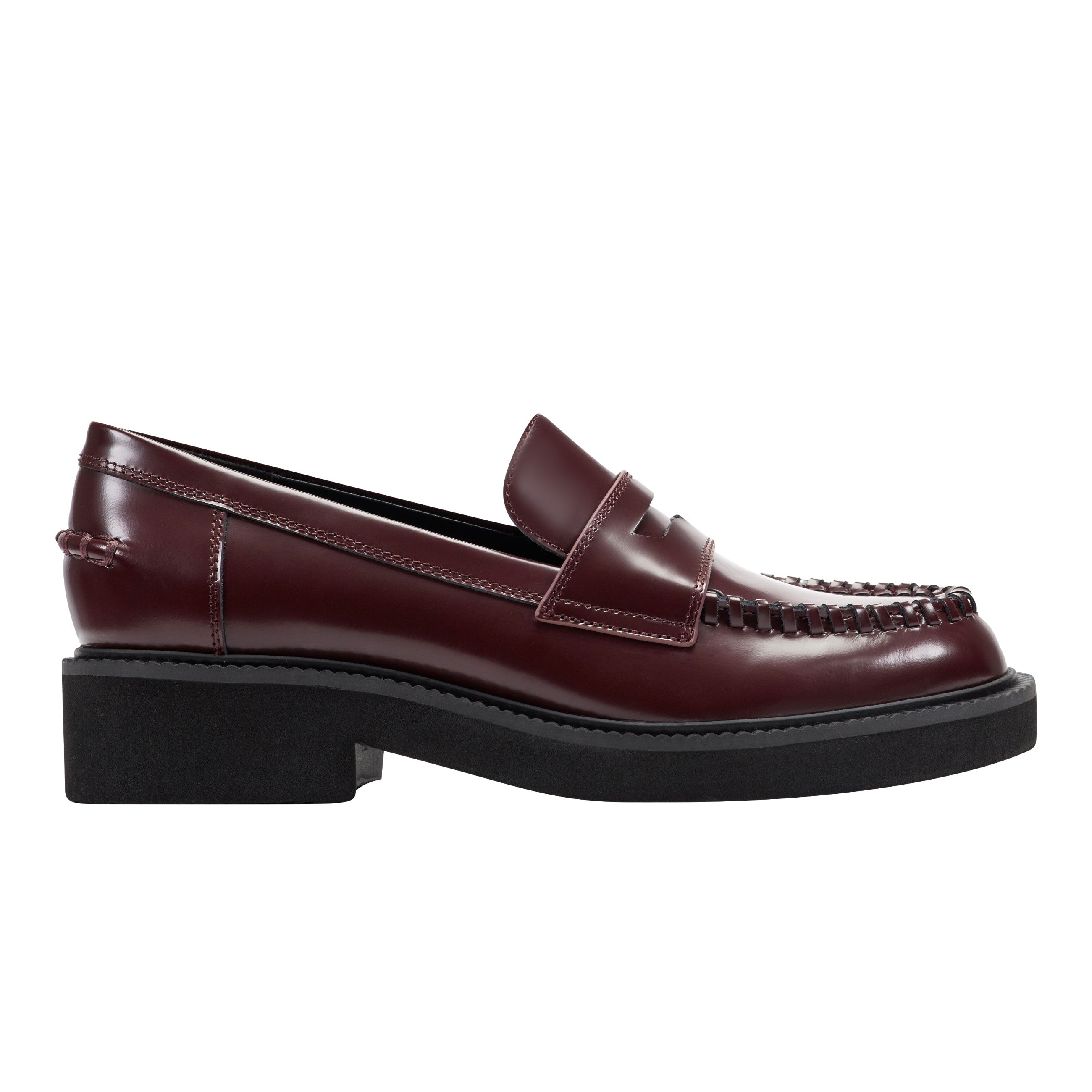 Dagman Casual Loafer - Dark Red Leather