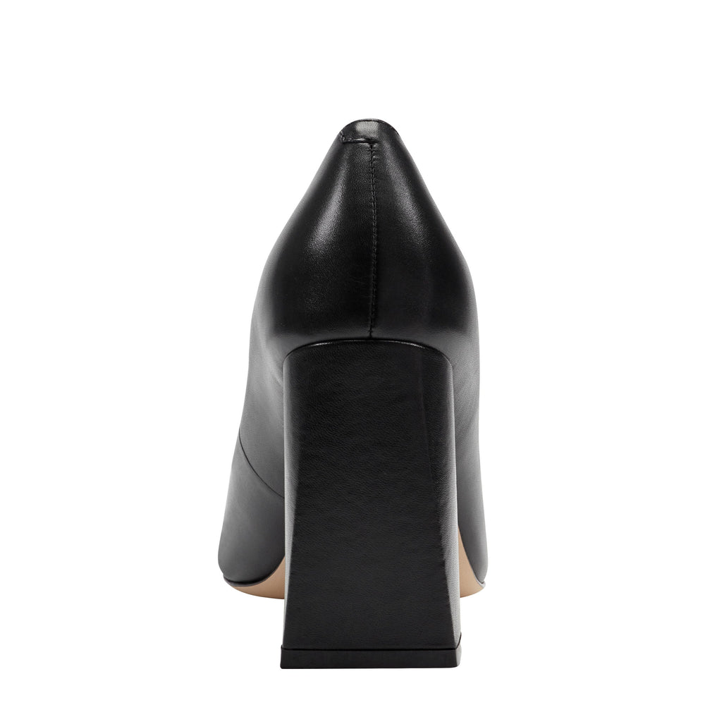 Minny Block Heel Pump - Black