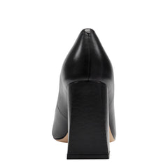 Minny Block Heel Pump - Black