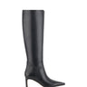 Sabrina Wide Calf Boot - Black Leather