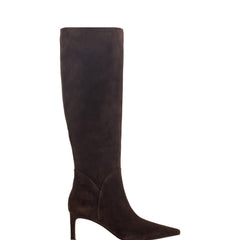 Sabrina Boot - Dark Brown Suede