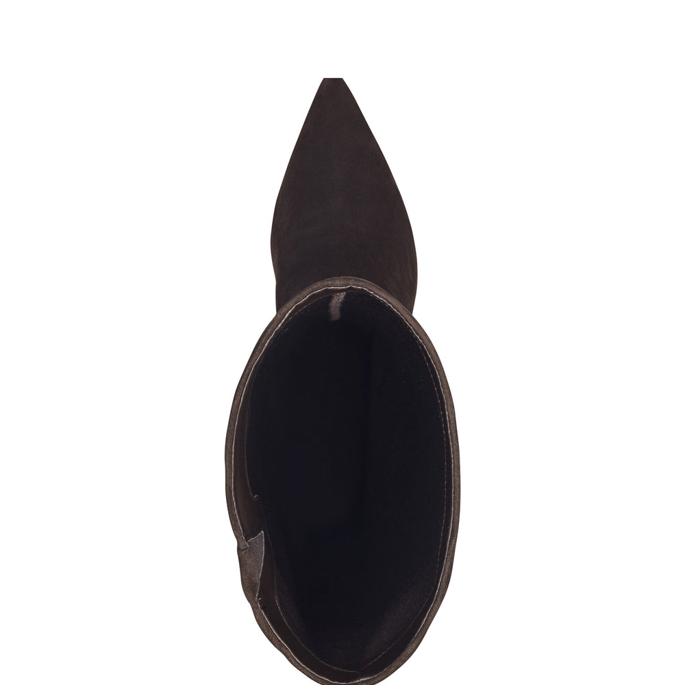 Sabrina Boot - Dark Brown Suede