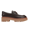 Nerida Lug Sole Loafer - Dark Brown Leather