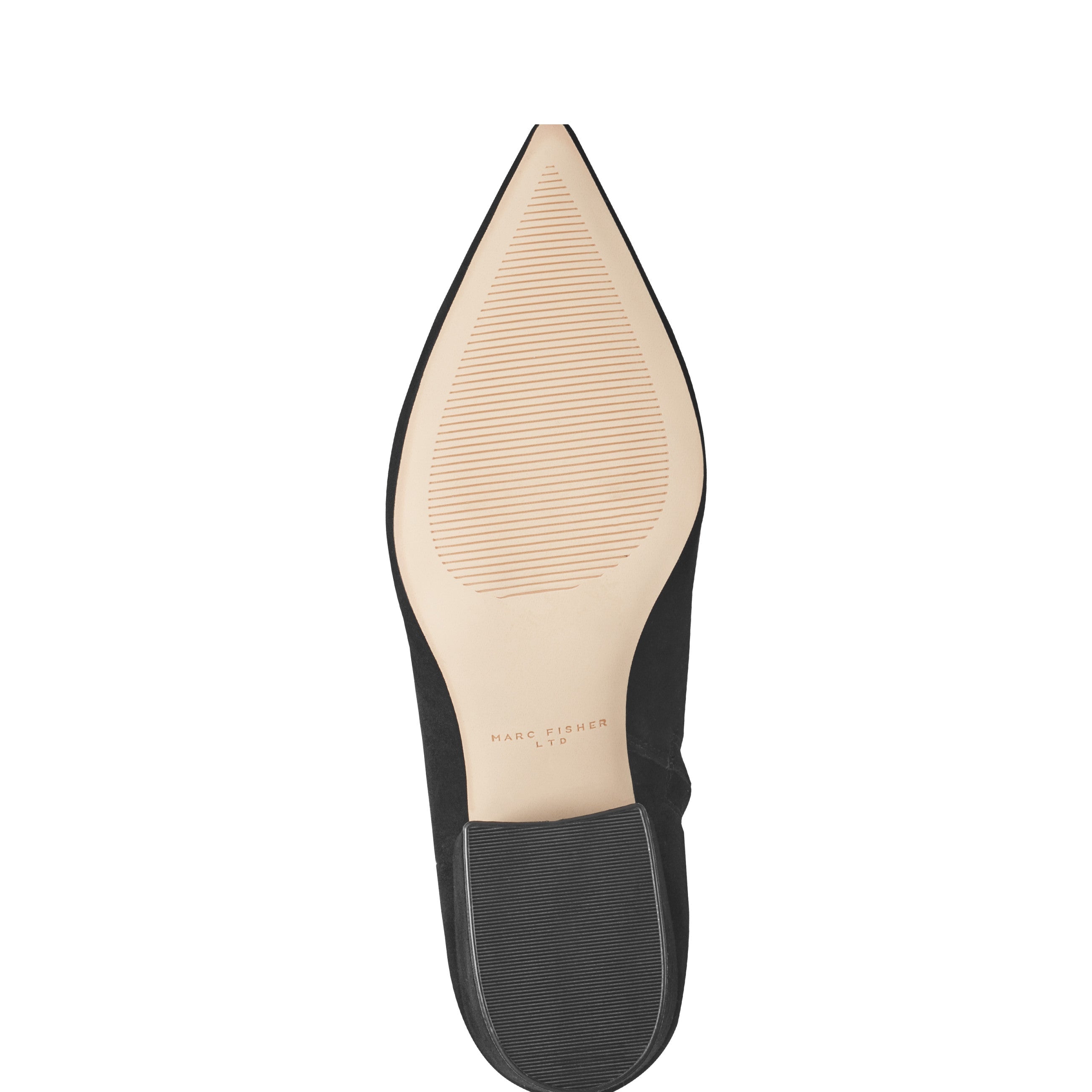 Alfie Block Heel Ankle Bootie - Black Suede