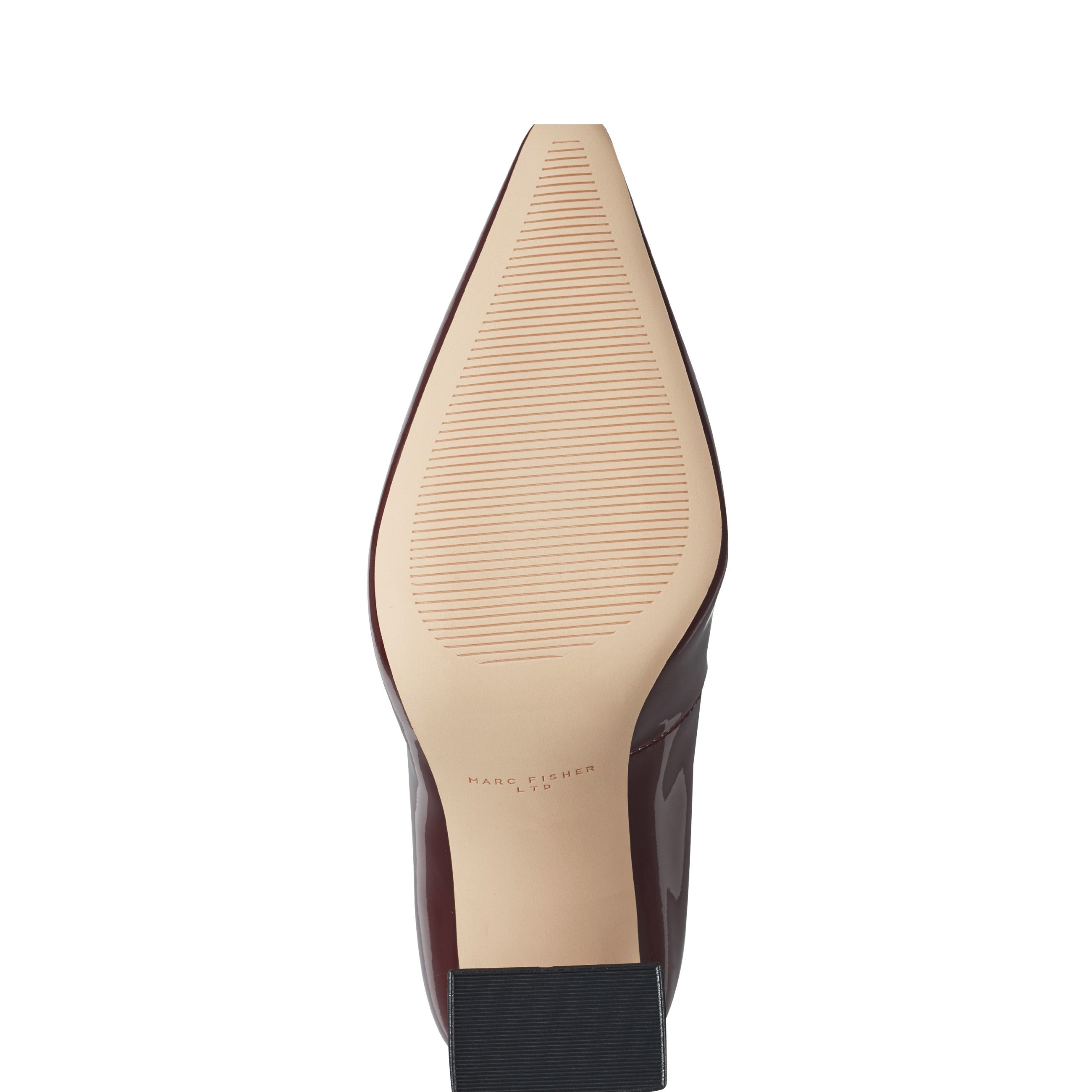 Minny Block Heel Pump - Merlot Patent