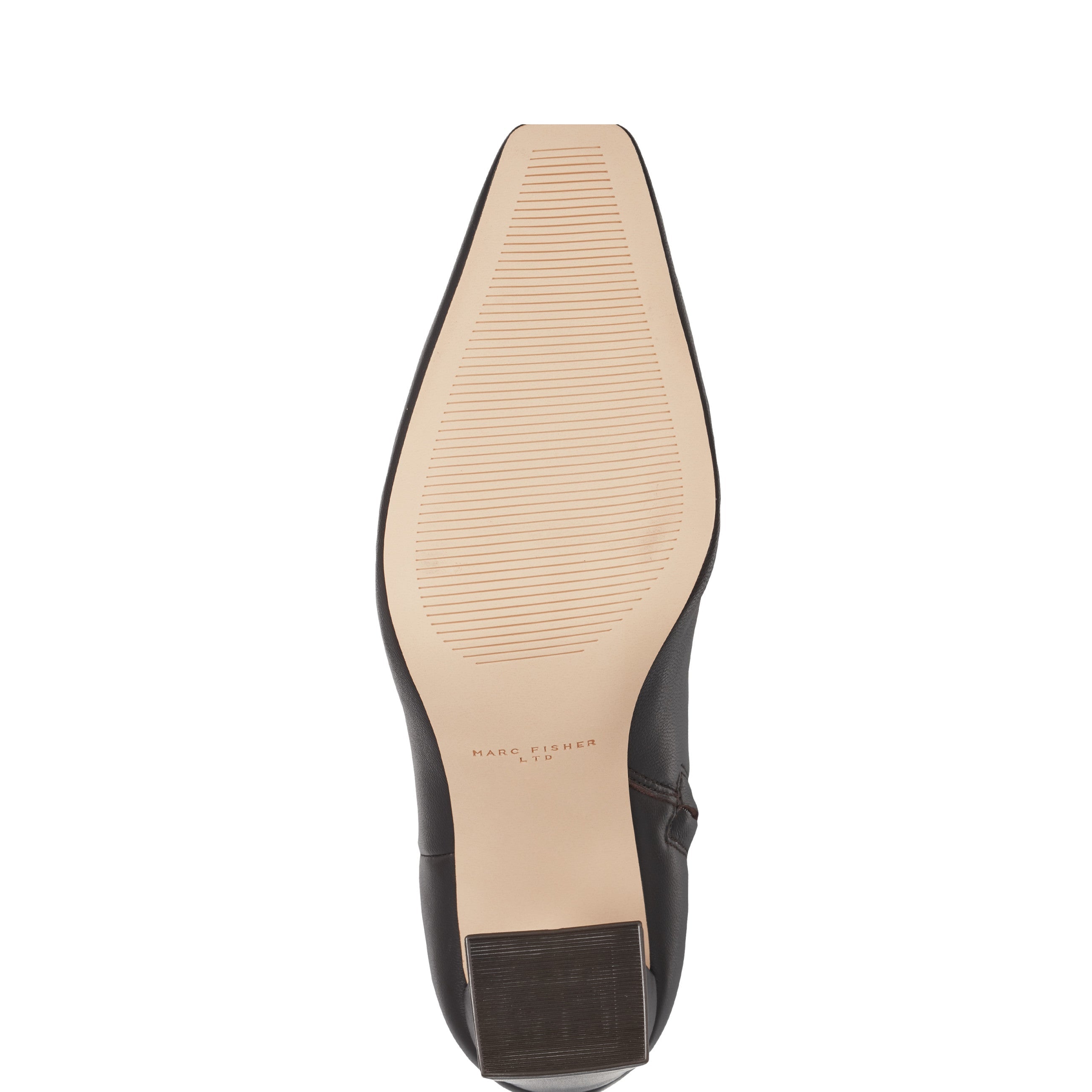 Novella Block Heel Ankle Bootie - Dark Brown Leather