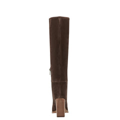 Lannie Dress Boot - Dark Brown Suede
