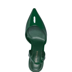 Hadya Slingback Pump - Green Patent