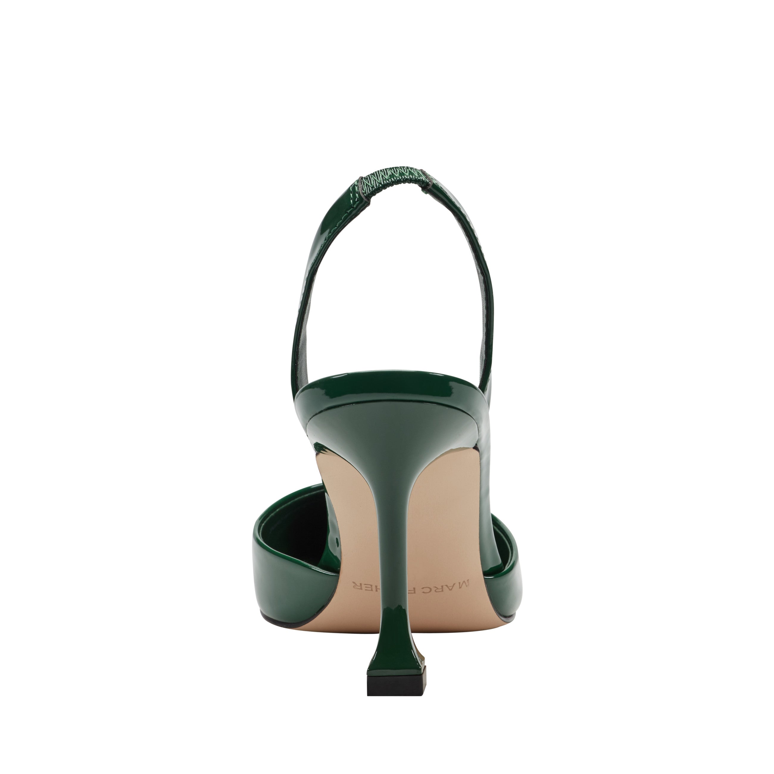 Hadya Slingback Pump - Green Patent