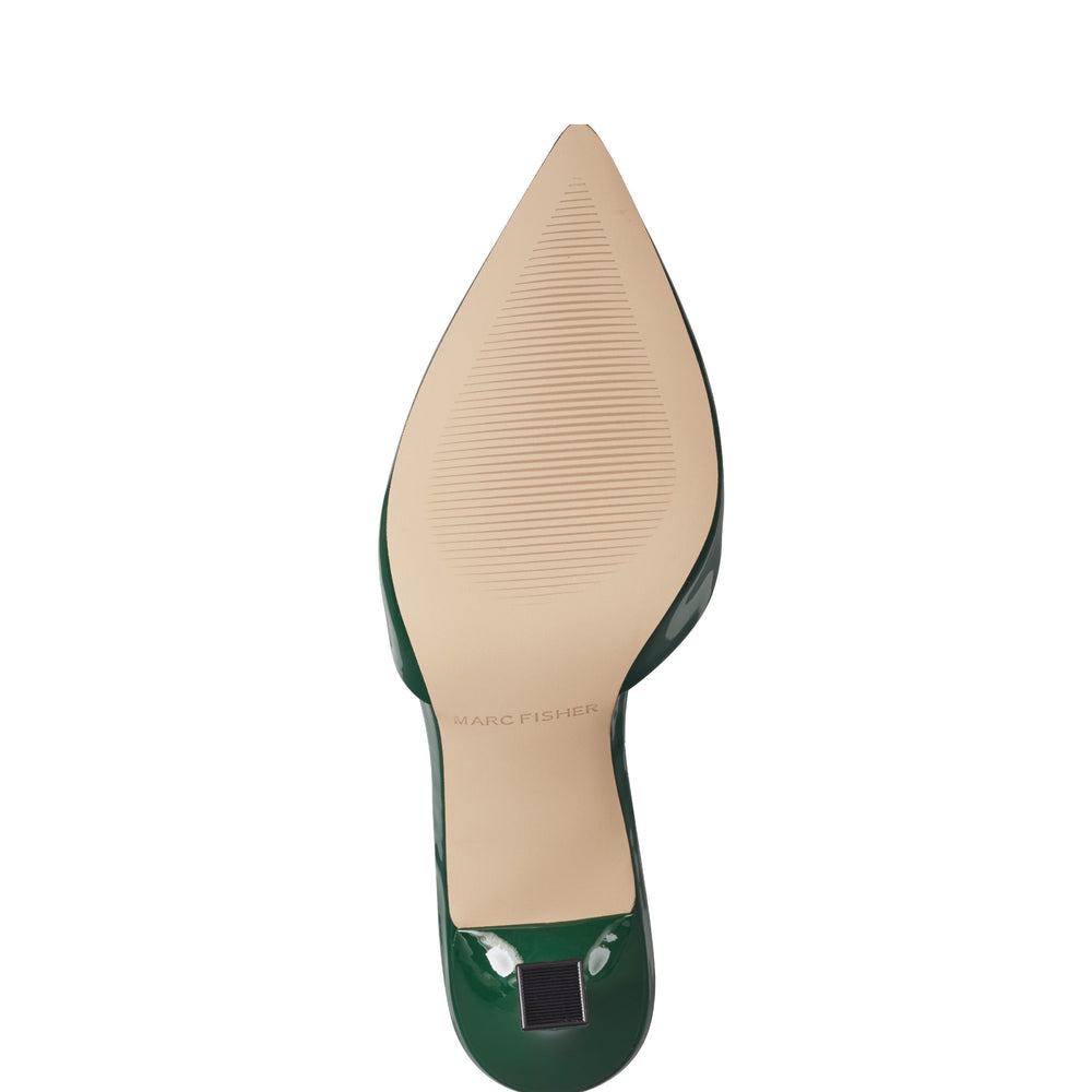 Hadya Slingback Pump - Green Patent