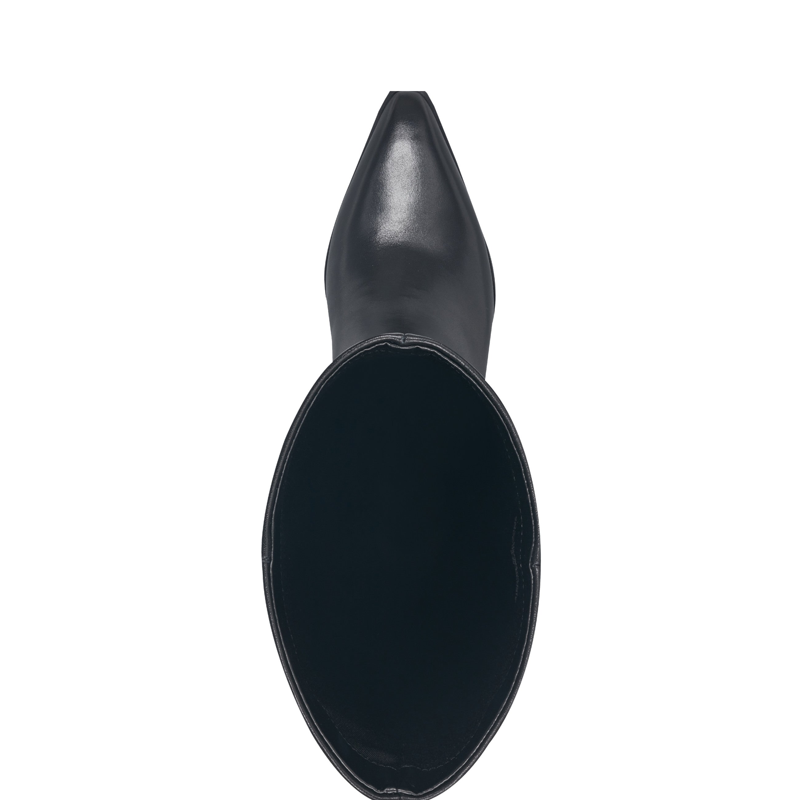 Tarrie Block Heel Boot - Black Leather