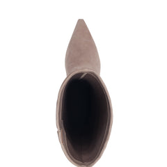 Sabrina Boot - Taupe Suede